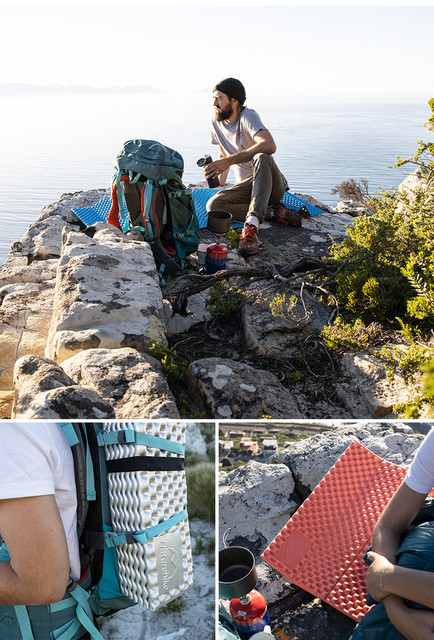 Maty do spania NatureHike camping outdoor - IXPE + aluminiowa podkładka ultralekka i kompaktowa z torbą na przechowywanie - Wianko - 9