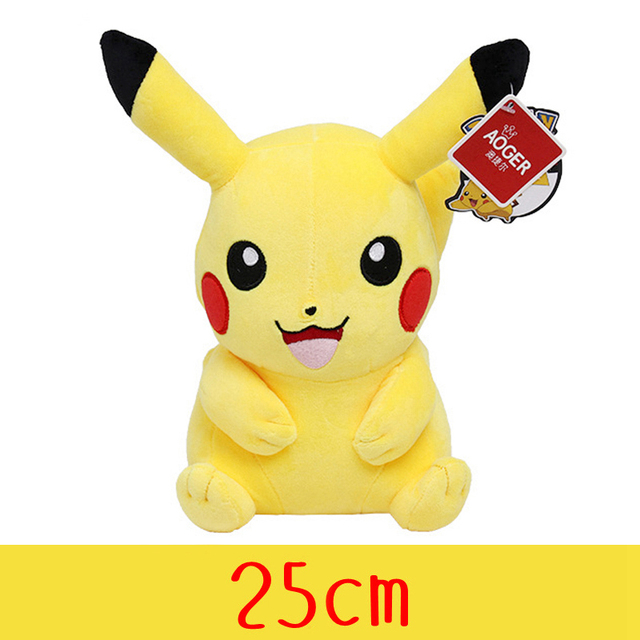 Pluszowe zabawki postaci Pokemon: Charmander, Squirtle, Bulbasaur, Pikachu - dobra jakość, prezenty dla dzieci - Wianko - 1