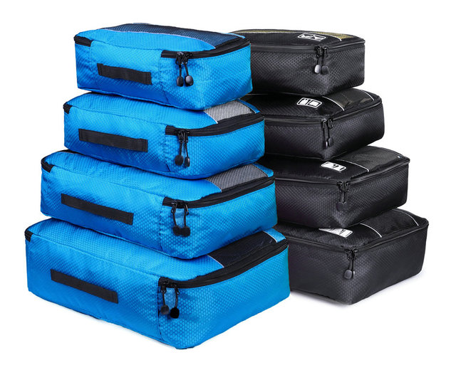 Skrzynki podróżne Soperwillton - zestaw 8 sztuk toreb w kształcie sześcianu do pakowania odzieży - Wianko - 3