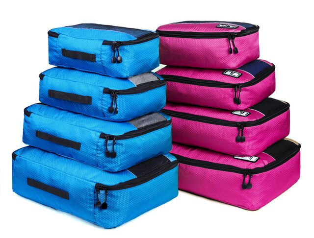 Skrzynki podróżne Soperwillton - zestaw 8 sztuk toreb w kształcie sześcianu do pakowania odzieży - Wianko - 6