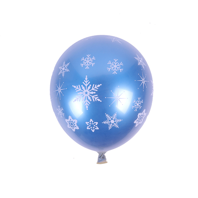 Zestaw dekoracji balonowej 104 sztuki fioletowego niebieskiego lodu śnieżynki, metalowe balony - Wianko - 10