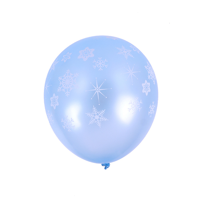 Zestaw dekoracji balonowej 104 sztuki fioletowego niebieskiego lodu śnieżynki, metalowe balony - Wianko - 9