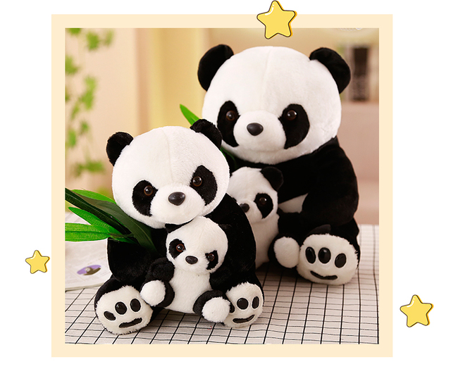 Wielka pluszowa lalka Panda 18-50cm - idealny prezent urodzinowy dla dziecka - Wianko - 6