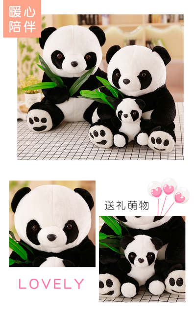 Wielka pluszowa lalka Panda 18-50cm - idealny prezent urodzinowy dla dziecka - Wianko - 7