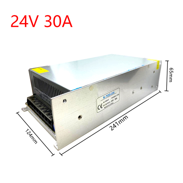 24V DC zasilacz impulsowy transformator AC 220V 24 moc impulsu blok dla LED CCTV - Wianko - 15