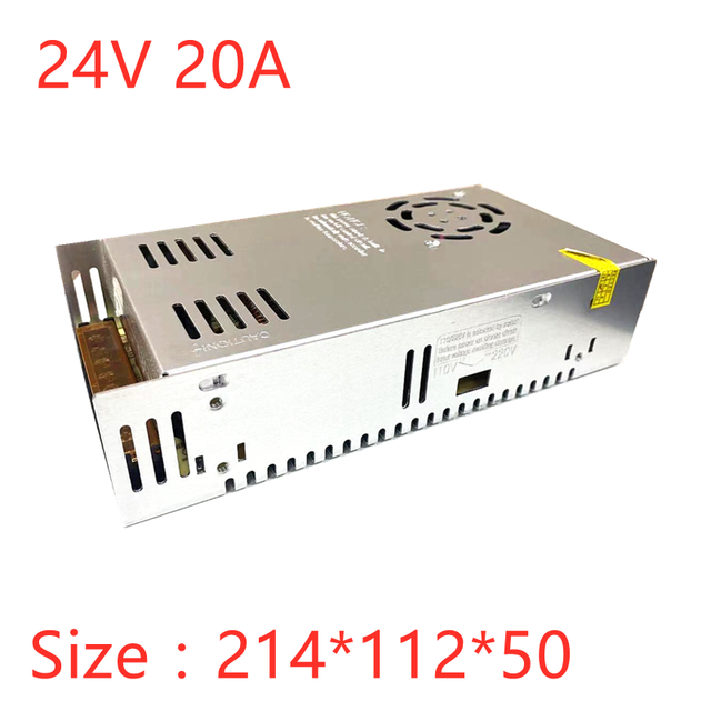 24V DC zasilacz impulsowy transformator AC 220V 24 moc impulsu blok dla LED CCTV - Wianko - 13