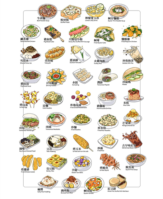 33 sztuki kreatywnych, uroczych naklejek na przekąski żywności DIY z Tajwanu - Wianko - 3