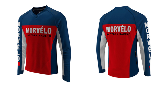 Koszulka rowerowa górska Morvelo Enduro Team Poc z długim rękawem - MTB, DH, Motocross, BMX - Wianko - 2