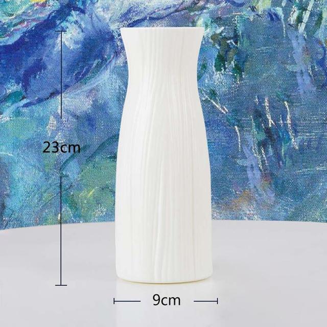 Nordic - plastikowy wazon dekoracyjny z wzorem origami - Wianko - 3
