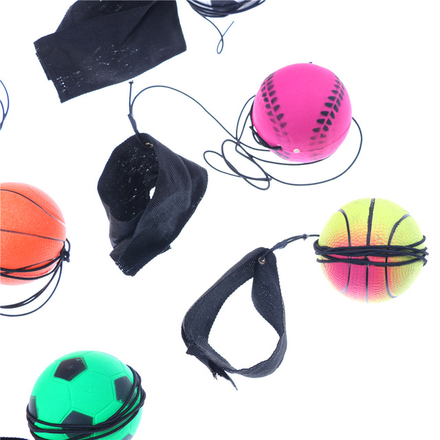 Bouncy - elastyczna opaska na nadgarstek z gumową piłką dla dzieci - Wianko - 4