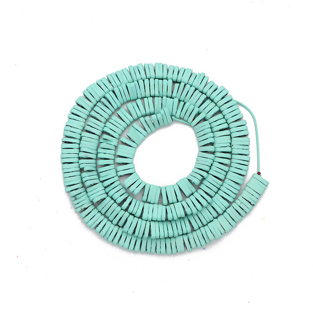 Koraliki gumowe hematytowe 17 kolorów, 5x1mm, dwie otwory, kamień naturalny, do tworzenia biżuterii DIY - Wianko - 9