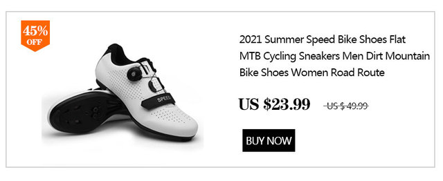 Buty kolarskie SPD MTB 2021 - mężczyźni i kobiety, samoblokujące Cleat, płaskie rowerowe, do jazdy górskiej i wyścigowej - Wianko - 6