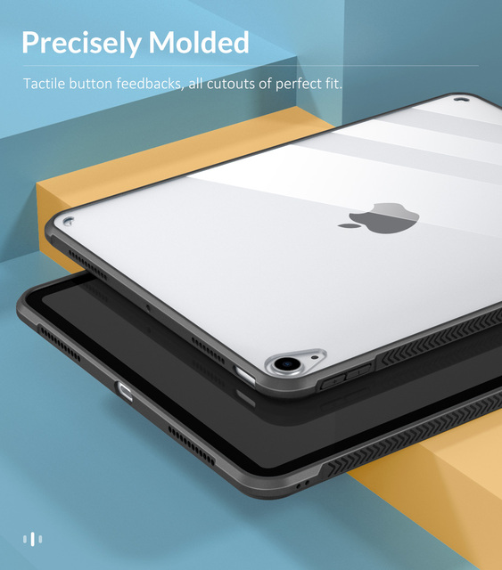 Pokrowiec elastyczny na nowy iPad 10.9 (iPad Air 4th Gen 2020) z TPU, z poduszką powietrzną zderzak krawędzi, przezroczyste etui twardy PC Back Cover - Wianko - 8
