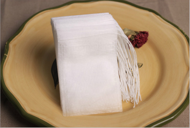 100 sztuk pustych pachnących torebek herbaty 5.5x7 cm z filtrem ze struną, do saszetek z herbatą luźną - Wianko - 14