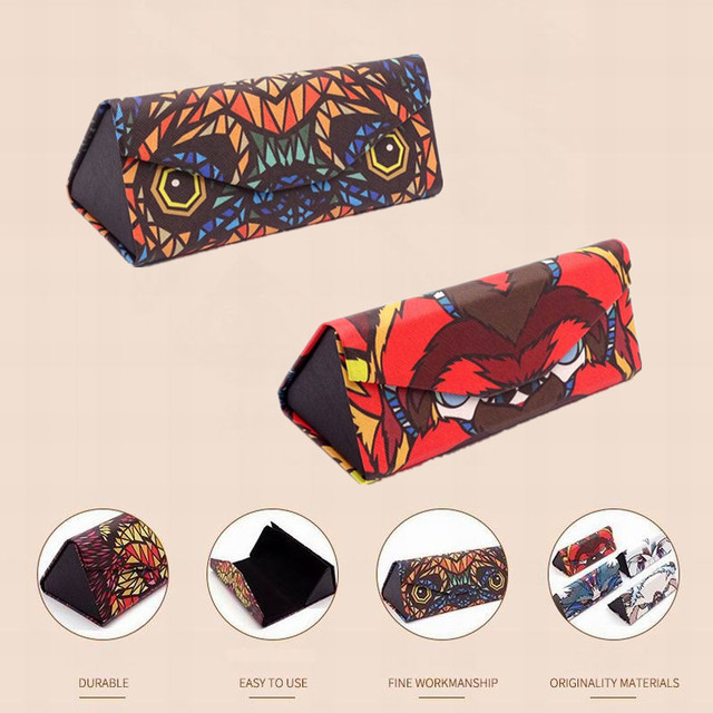 Etui na okulary Handmade magnes Unisex przenośne ekologiczne wodoodporne - Wianko - 15