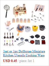 Miska do ryżu dla lalek - wyposażenie stołu, miniatury mebli domowych i zabawka kuchenna - Wianko - 34