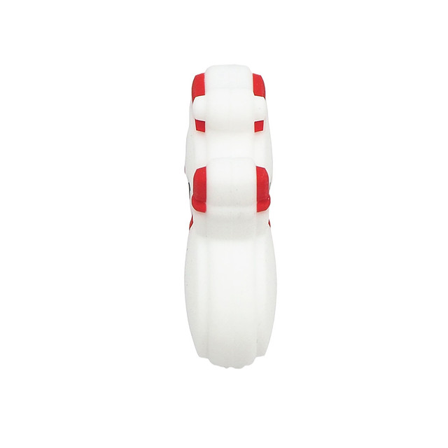 Chenkai 50 sztuk Baby Snowman - silikonowe kulki ząbkowe, boże narodzenie, smoczek DIY, naszyjnik - renifer, święty mikołaj - Wianko - 6