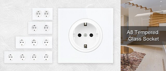 Czarny panel UNKAS gniazdka elektryczne z USB, ładowarką, TV, telefonem, i modułami komputerowymi DIY - Wianko - 3