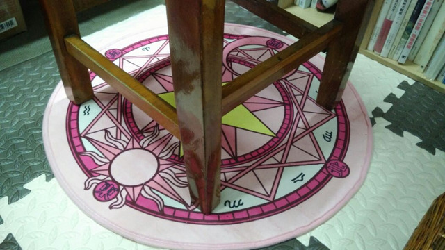 Mata do zabawy dla dzieci Cartoon - Captor Sakura Kinomoto, obręcz Magic Circle, maty do puzzli, okrągły dywan, średnica 60-100cm - Wianko - 6