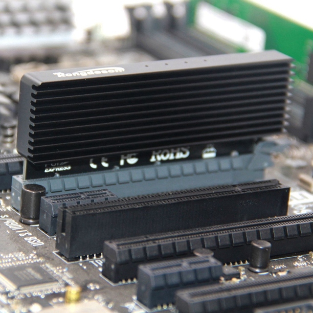 Karta adaptera M.2 NVMe SSD NGFF PCIe 3.0X16 z interfejsem klucza M, obsługa PCIe 3.0x4, rozmiar M.2 2230-2280 - Wianko - 5