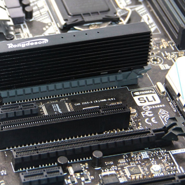 Karta adaptera M.2 NVMe SSD NGFF PCIe 3.0X16 z interfejsem klucza M, obsługa PCIe 3.0x4, rozmiar M.2 2230-2280 - Wianko - 7