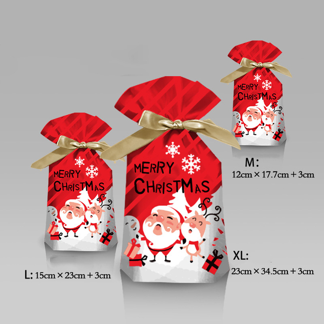Boże Narodzenie 2022 - Słodkie torba na prezenty mikołajkowe z dekoracjami świątecznymi - Wianko - 10