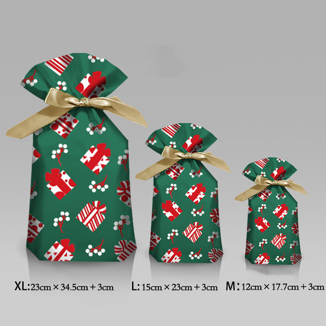 Boże Narodzenie 2022 - Słodkie torba na prezenty mikołajkowe z dekoracjami świątecznymi - Wianko - 5