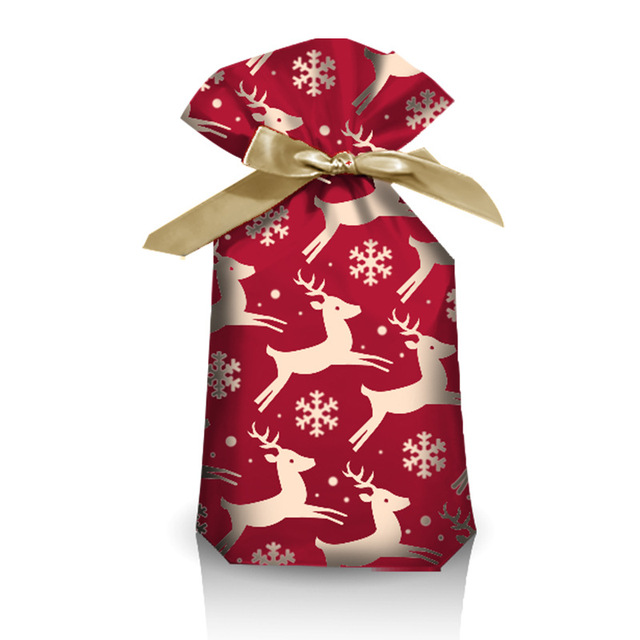 Boże Narodzenie 2022 - Słodkie torba na prezenty mikołajkowe z dekoracjami świątecznymi - Wianko - 4