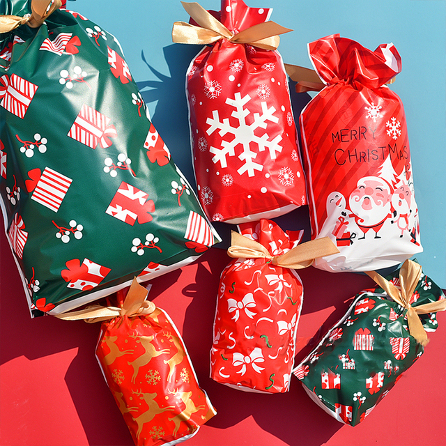 Boże Narodzenie 2022 - Słodkie torba na prezenty mikołajkowe z dekoracjami świątecznymi - Wianko - 2