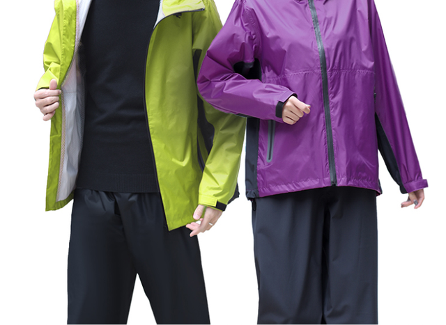 Wodoodporny płaszcz przeciwdeszczowy Full Cover Trekking z zamkiem błyskawicznym dla kobiet - 2021 - Wianko - 14