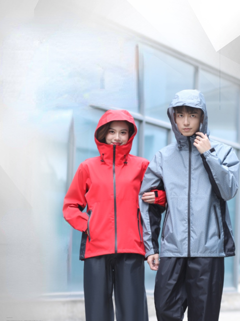 Wodoodporny płaszcz przeciwdeszczowy Full Cover Trekking z zamkiem błyskawicznym dla kobiet - 2021 - Wianko - 11
