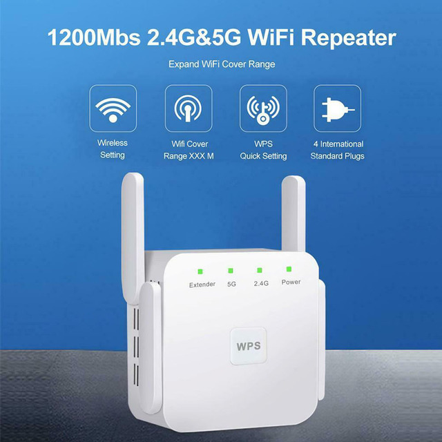 Routera bezprzewodowego wzmacniacz sygnału WiFi 1200Mbps 5 GHz - Wianko - 13