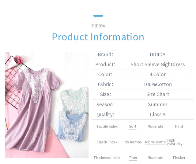 Długa sukienka nocna dla dziewczynki w różowym kolorze Toddle - Kawaii styl, idealna na lato, dla dzieci od 1 do 15 lat - Wianko - 18