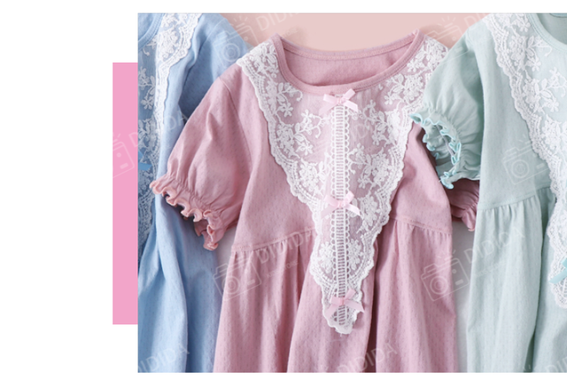 Długa sukienka nocna dla dziewczynki w różowym kolorze Toddle - Kawaii styl, idealna na lato, dla dzieci od 1 do 15 lat - Wianko - 8
