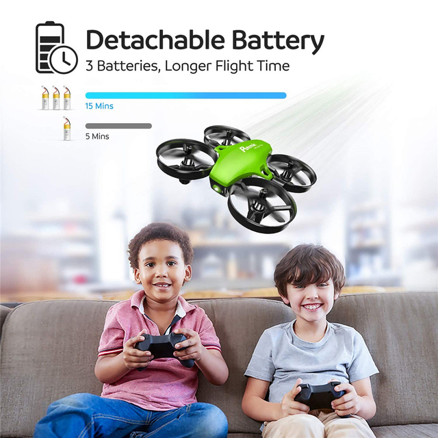 Potensic A20 Mini Drone 2.4G - Zdalnie sterowany Quadcopter, łatwy w lataniu, dla dzieci - 2/3 baterie - Wianko - 7