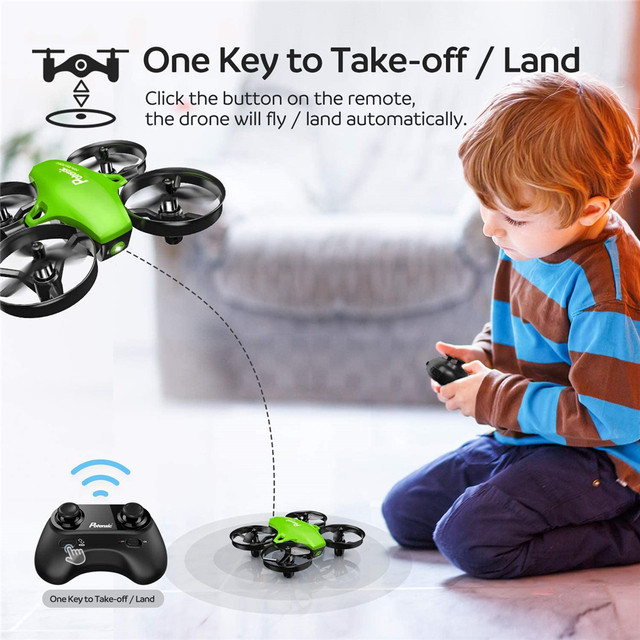 Potensic A20 Mini Drone 2.4G - Zdalnie sterowany Quadcopter, łatwy w lataniu, dla dzieci - 2/3 baterie - Wianko - 2