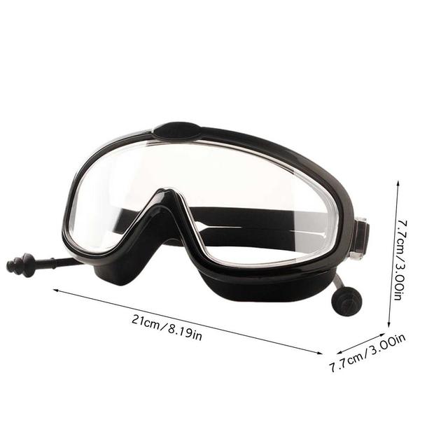Profesjonalne okulary pływackie dziecięce z zatyczkami do uszu i przeciwmgielną soczewką - Wianko - 9
