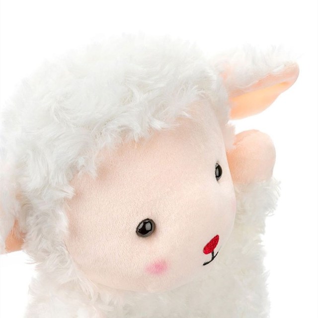 Pluszowa owieczka samochodowa Internet Celebrity ozdoba wisząca (pudełko na chusteczki) - prezent świąteczny - Wianko - 2