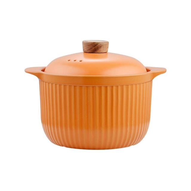Garnek ceramiczny z pokrywką do zupy, o dużej pojemności i odporności na wysokie temperatury - Wianko - 8