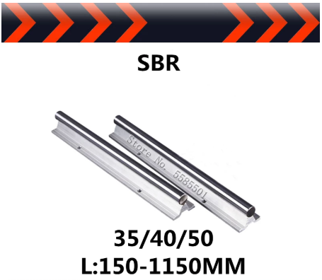 Prowadnice liniowe SBR40/SBR50 aluminiowy kątownik 1200mm-2550mm - Wianko - 7