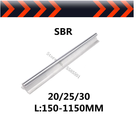 Prowadnice liniowe SBR40/SBR50 aluminiowy kątownik 1200mm-2550mm - Wianko - 5