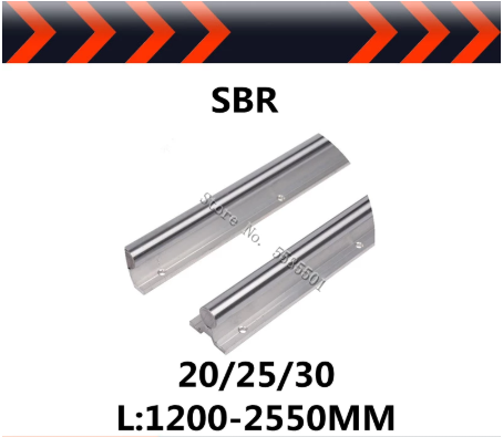 Prowadnice liniowe SBR40/SBR50 aluminiowy kątownik 1200mm-2550mm - Wianko - 6
