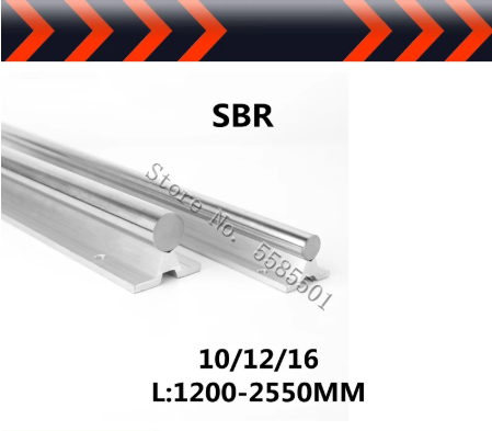 Prowadnice liniowe SBR40/SBR50 aluminiowy kątownik 1200mm-2550mm - Wianko - 4