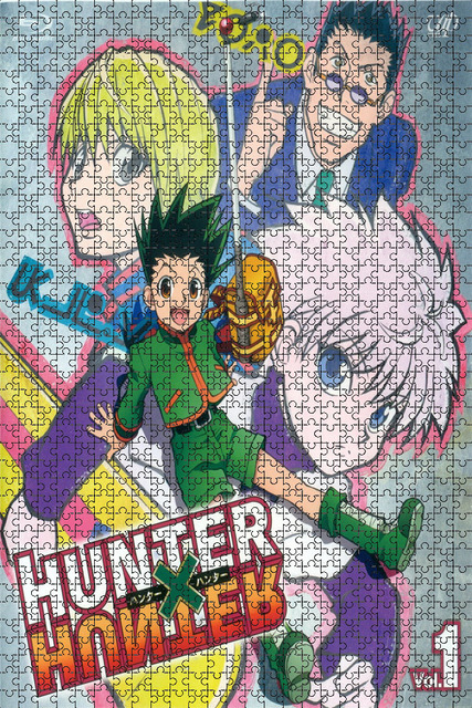 Drewniane puzzle zabawka edukacyjna Hunter × Hunter z motywem Killia Zoldycka - 500 sztuk - Wianko - 3