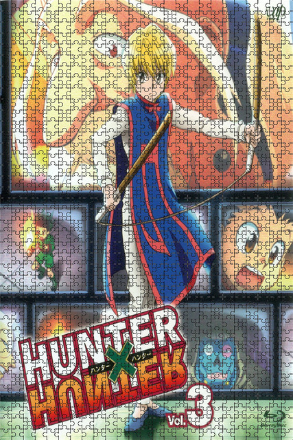 Drewniane puzzle zabawka edukacyjna Hunter × Hunter z motywem Killia Zoldycka - 500 sztuk - Wianko - 2