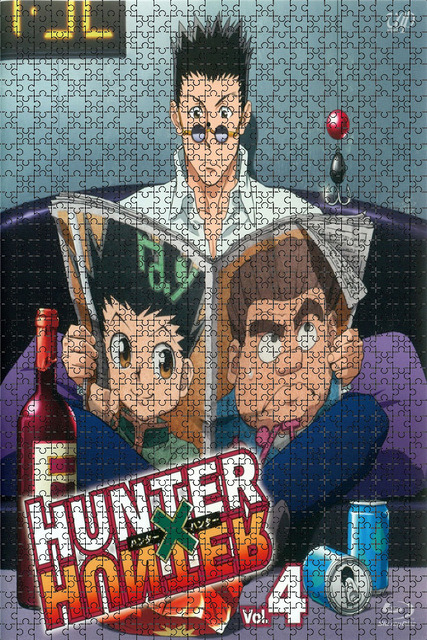 Drewniane puzzle zabawka edukacyjna Hunter × Hunter z motywem Killia Zoldycka - 500 sztuk - Wianko - 1