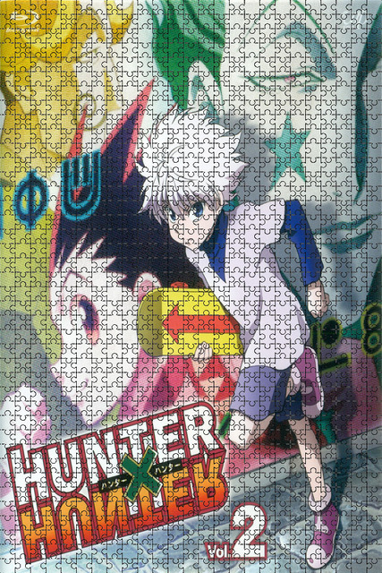 Drewniane puzzle zabawka edukacyjna Hunter × Hunter z motywem Killia Zoldycka - 500 sztuk - Wianko - 5