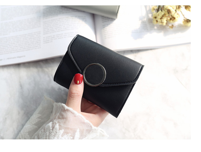 Mały luksusowy portfel damski z skóry - portmonetka na karty kredytowe, kopertówka i portmonetka na pieniądze - Wianko - 11