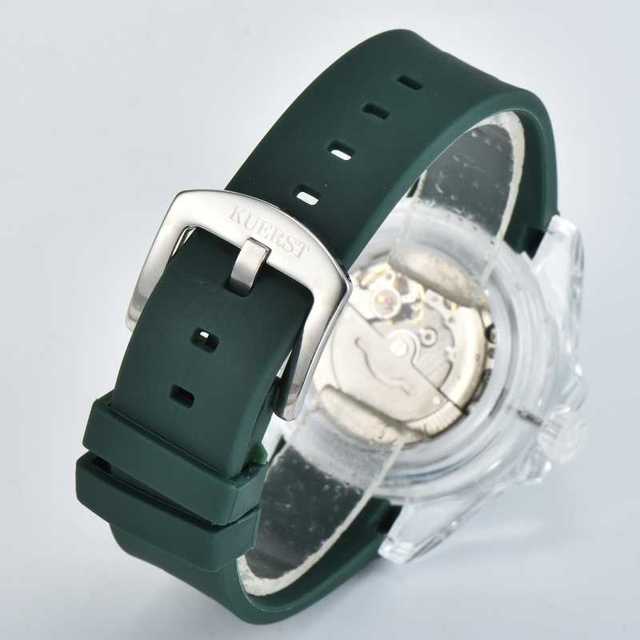 Męski i kobiecy zegarek projektanta mody Sport wodoodporny z automatycznym mechanizmem i przezroczystą tarczą Unisex - Wianko - 22