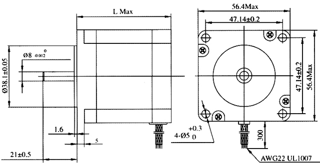 Silnik krokowy Nema 23 - 3 szt. (RU /EU) 57x76mm 23HS8430 1,8nm 270 oz-in 3A - do druku 3D/CNC - Wianko - 8